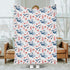 SqtmuHLuo 60x80inch Whale Baby Blanket for Boys Girls Sea Animal Jellyfish Ocean Creature Flannel Crib Blankets