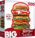 RoseArt Big Shaped Juicy Burger 500 Piece Jigsaw Puzzle for Adults