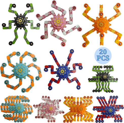 Sqlhrke 20 Pcs Fidget Spinner Toys Party Favors Easter Basket Goodie Bag Stuffers