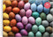 Galison Prismatic Dyed Easter Eggs 1000 Piece Puzzle with Bright and Bold Artwork of Eggs Arranged by Color