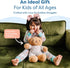 Zip N' Bear Zippy The Bear, Soft Plush Teddy Bear with Matching Unicorn Pajamas, Perfect Sensory Toy