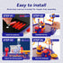 Set 4 5 6 7 8+ Electric STEM Toys Train for Kids, Floating Ball Science Toy with Adjustable Airflow, Hand-Eye