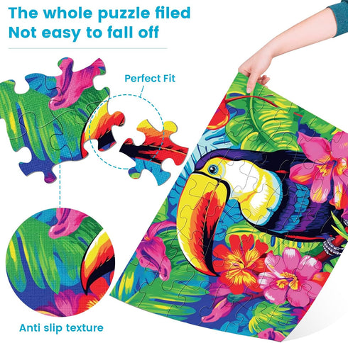 6 Packs 36 3 Pieces Large Puzzles for Seniors,Dementia Puzzles for Elderly Adults,Jigsaw Puzzles for Adults Seniors