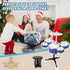 Set 8 Playset Toddler Drum Kids Jazz Drum Kit Piece - Educational Percussion Musical Instruments Toy Christmas Birthday