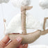 Goukurlsma Sailboat Sailboat Crib Mobile for Girls & Boys, & Cloud Mobile for Crib, Neutral Boho Baby Mobile for Crib