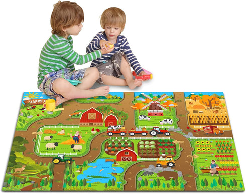 Oriate Kids Toy Dream Mat Happy Farm Activity Playmat, Parent-Child Interaction Game