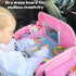 MENZOKE Kids Travel Tray for Toddler Car Seat, Road Trip Activities for Kids with iPad Holder Stand & Dry Erase Board