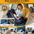 Yakry 1080P, 170 360 Y60 Baby Car Camera for Backseat - HD Wide Angle, Night Vision, Rotation, Safe for Babies, Easy