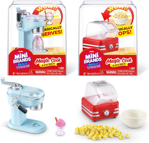 Mini Brands Really Works Magic Cook Kitchen Capsule Series 1 Ice Cream