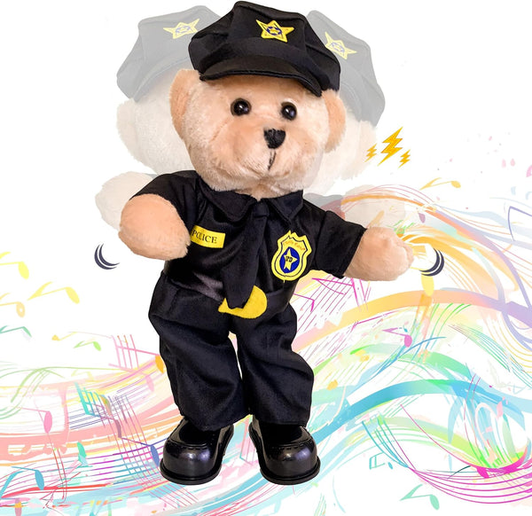 Singing Dancing Police Teddy Bear Playing Bad Boys What You Gonna Do