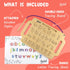 3-5, 3+ 3-5 Hulats Learn to Write: Portable Wooden Alphabet Letter Tracing Sensory Pad Board - Toddler Writing Practice