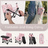 6-36 Booster Seat for Kitchen Chair with Removable Tray, Portable Foldable Baby Chair for Babies Months, Indoor Outdoor