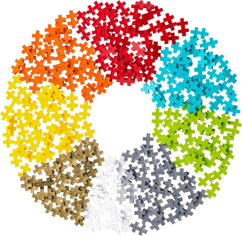 PLUS PLUS - Open Play Tube, 240 Piece Celebration Mix, Mini Puzzle Blocks Construction Building STEM/STEAM Toy for Kids