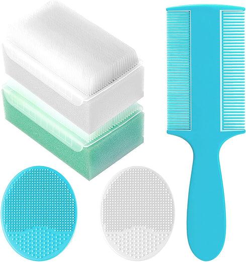 Cradle Cap Brush for Babies, Set of 5 Baby Bath Essentials with