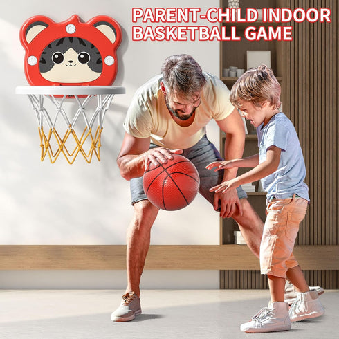 Toddler Basketball Hoop Indoor Toys for Boys Ages 3-5, Ideal Birthday Gifts for 3 4 5 6 Year Old Kids