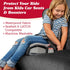 Lusso Gear Car Seat Protector for Baby Car Seat, Waterproof Thick Padding for Fabric or Leather Seats (Black)