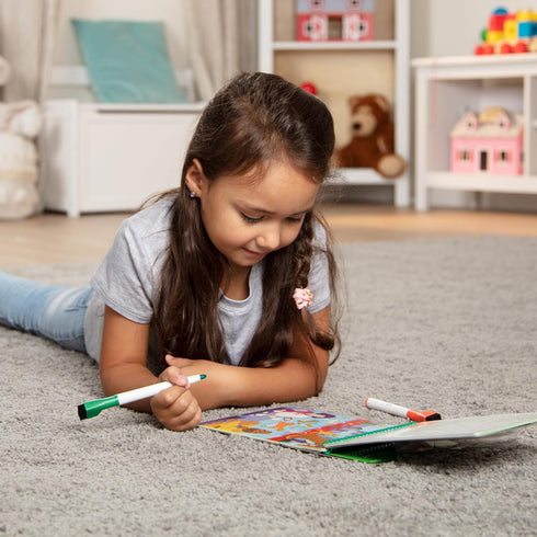 Melissa & Doug Wipe-Off Activity Pad - Animals
