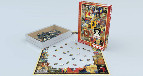 EuroGraphics Vintage Posters - 1000 Piece Jigsaw Puzzle