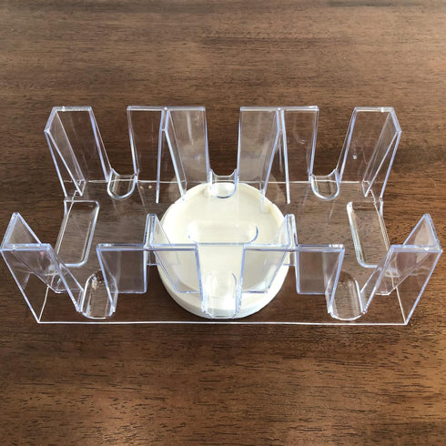 Yuanhe Rotating-Revolving Playing Card Tray, 9 Deck Card Holder