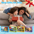 100 4 5-8 4-6 6-8 8-10 4-Pack Piece Puzzles - Themed Landscapes Large Piece Puzzles for Senior Adults Kids Puzzle Ages