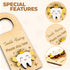 Generic Set Tooth Fairy Box & Door Hanger for Girls and Boys Wooden Tooth Keepsake Box with Fairy Door Sign Tooth Fairy