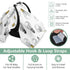 Mazeann Lightbulb Vintage Car Seat Cover Baby Breathable Soft Infant Carseat Covers Canopies Babies Carrier Covers