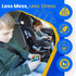 Kids Travel Tray Large Base - Car Seat and Car Cup Holder Tray - Tray for Snacks, Entertainment, Toys Includes Cup