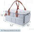 Mr. Pen Baby Diaper Organizer with Lid - Perfect Caddy for Essentials