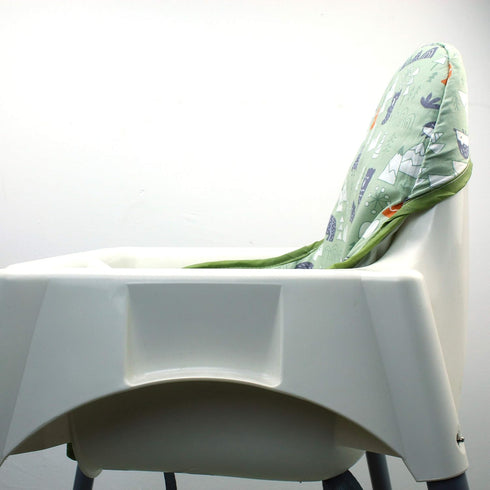 ZARPMA Cotton Seat Covers for IKEA Antilop Highchair,Cotton Surface and Padded,Forest Pattern Foldable Baby Highchair