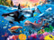 100 Piece Jigsaw Puzzle for Kids Ages 4-8 - Underwater World, Educational Toys for Boys and Girls