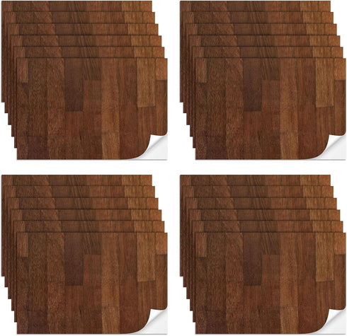 Flutesan 24 Pcs Miniature Dollhouse Wallpaper and Flooring Peel and Stick Mini
