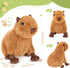 6 Pcs Capybara Stuffed Animal 7.48 Inches Plushie, Cute Soft Capybara Plush Toys for Animal Themed Parties