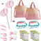 ROBOTIME 2-Person Bug Catcher Kit for Kids - Complete Pink Outdoor Explorer