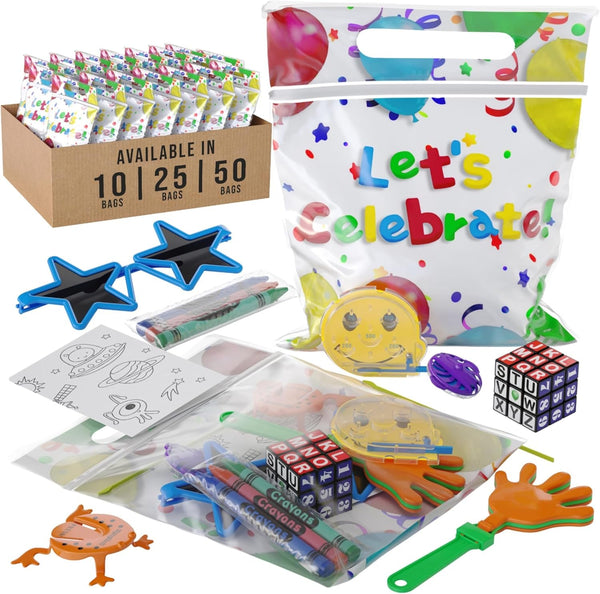Crown Display Party Favors for Kids 10 Pre Filled Party Favor Bags