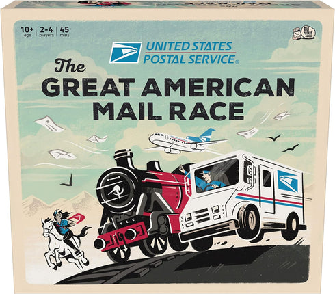 USPS Great American Mail Race: A Letter-Carrying Family Board Game for Kids 10+ and Adults