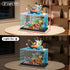 Set 830PCS Set Fish Tank Building Blocks - Ocean Treasure Hunt Building with Adventure Boat, Shark, Jellyfish & Coral