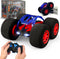 Stunt Remote Control Car with Oversized Sponge Tires, 2.4GHz Electric Race Stunt Vehicle Toy Double Sided 360° Rolling