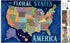 Buffalo Games - Zirkus Design LLC - The Floral States of America - 300 Piece Jigsaw Puzzle for Families