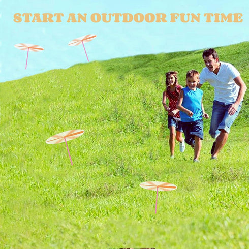 LCPQMZGH 60 Set 60 60 Set, Helicopter Toy, Propeller and Rod, Hand Helicopter Spinner Plastic Propeller Outdoor Flying