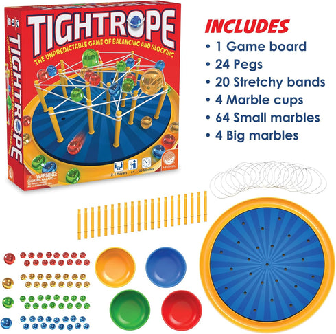 2-4 20 6 MindWare Tightrope Strategy Board Game, Fun for Classrooms, Players, Min Play Time, Ages & Up