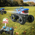 Water,4WD 2.4Ghz 6+ BOBXIN Amphibious Remote Control Shark Monster Truck Squirt All-Terrain Off-Road Waterproof RC Car
