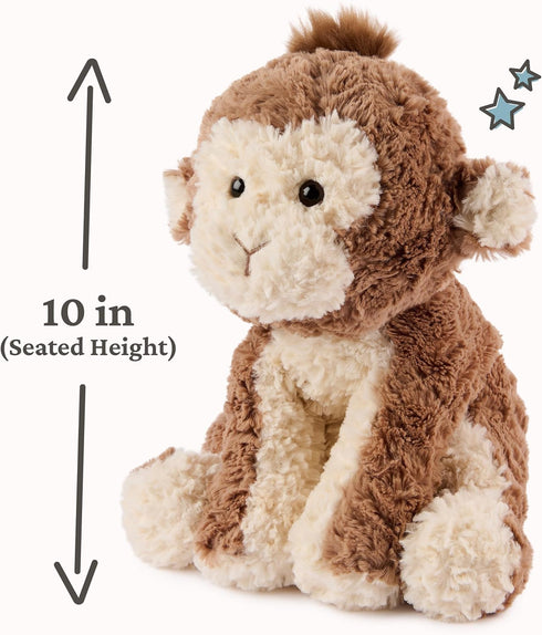 Cozys 0 10 GUND Collection Monkey Plush, Monkey Stuffed Animal for Ages and Up, Brown