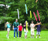 100pcs Colorful Giant Rocket Balloons with Two Air Pumps for Parties