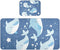 SyXIOP Cute Blue Whales Cooling Baby Waterproof Crib Mattress Cover 28" x 52"