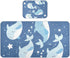 SyXIOP Cute Blue Whales Cooling Baby Waterproof Crib Mattress Cover 28" x 52"
