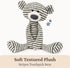 1 15 GUND Toothpick Stripes, Teddy Bear Stuffed Animal for Ages and Up, Black/White