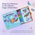 Set 812 SunnyLifeStudios Butterfly Suncatcher Craft Kit for Kids Stained Glass Window Art Kit with Activity Book