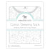 Amazing Baby Cotton Sleeping Sack, Sterling Confetti Wearable Blanket with 2-way Zipper, Small (0-6 mo)