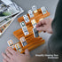 Set 4 Queensell Domino Holders for Mexican Train - Domino Trays of - Mexican Train Accessories - Domino Racks from