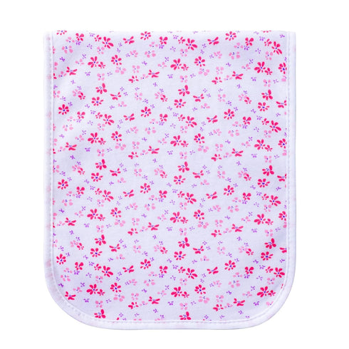 Burp Cloths for Baby Girls, Organic Cotton Large Extra Absorbent Soft Burping Rags, 8 Pack for Newborns